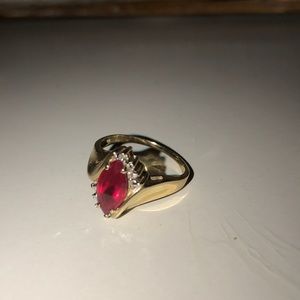 Ruby ring.